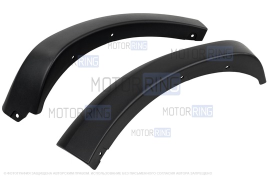 Накладки-фендеры заднего бампера для Ranault Sandero 2 Stepway