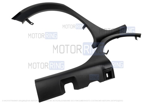 Накладки-фендеры задних крыльев для Ranault Sandero 2 Stepway