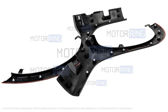 Накладки-фендеры задних крыльев для Ranault Sandero 2 Stepway