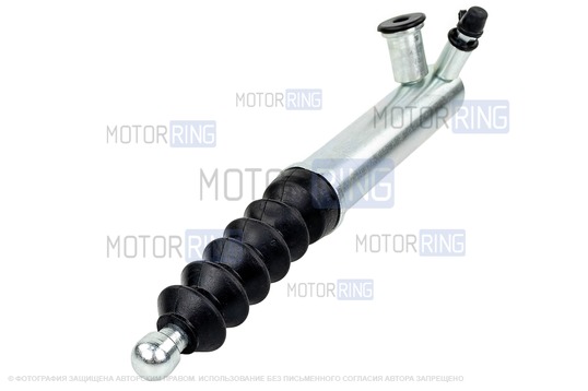 Оригинальный цилиндр привода сцепления (рабочий) с модернизированным пластиковым кронштейном для Лада 4х4 2009-2015 г.в., Нива Тревел, Шевроле Нива