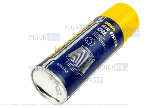 Масляная пропитка MANNOL AIR FILTER OIL (200 мл.) для воздушных фильтров нулевого сопротивления