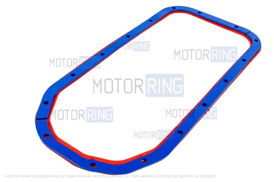 Прижимные пластины масляного картера MR 3мм с красной силиконовой прокладкой для ВАЗ 2108-21099, 2110-2112, 2113-2115, Лада Калина, Калина 2, Приора, Гранта, Гранта FL, Веста, Датсун