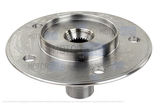 Ступица переднего колеса с втулкой сальника в сборе 24 шлица для Лада 4х4 (Нива) 2004-2016 г.в., Нива Тревел, Шевроле Нива с 2004 г.в.