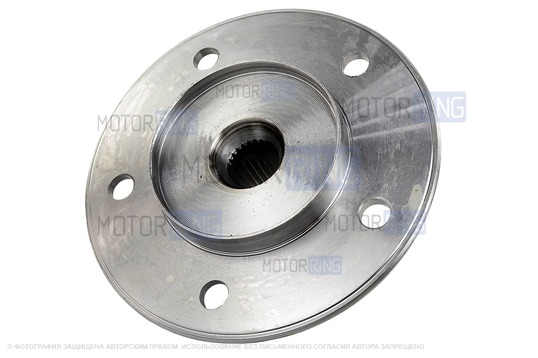 Ступица переднего колеса с втулкой сальника в сборе 24 шлица для Лада 4х4 (Нива) 2004-2016 г.в., Нива Тревел, Шевроле Нива с 2004 г.в.