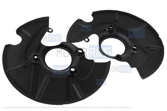 Защитные кожухи передних колес 2шт большие для Шевроле Нива, Лада Нива Тревел