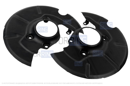 Защитные кожухи передних колес 2шт большие для Шевроле Нива, Лада Нива Тревел