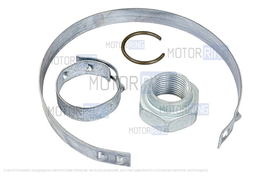 Шарнир наружный в сборе (пыльник, гайка, 2 хомута) под АБС для Лада Калина, Калина 2, Гранта, Гранта FL, Приора, Датсун