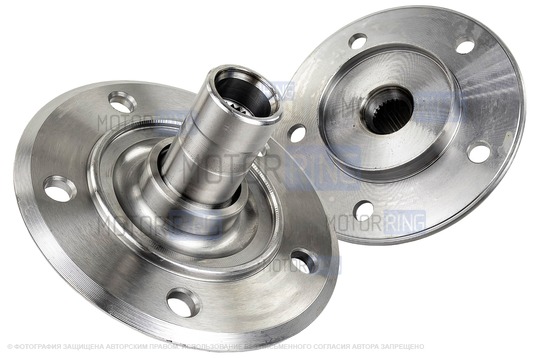 Ступицы передних колес 2шт с втулками сальника в сборе 24 шлица для Лада 4х4 (Нива) 2004-2016 г.в., Нива Тревел, Шевроле Нива с 2004 г.в._1