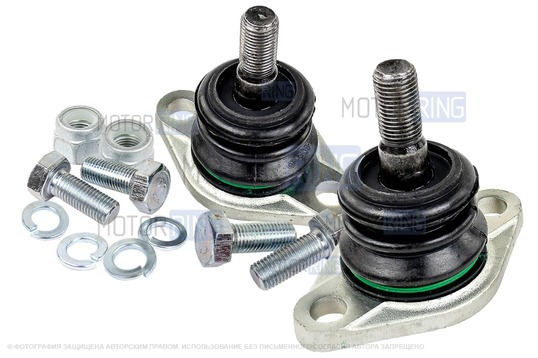 Шаровые опоры БелМаг (Серия Конвейерная) 2шт с чехлом и крепежом для ВАЗ 2108-21099, 2110-2112, 2113-2115, Лада Приора, Калина, Калина 2, Гранта, Гранта FL, Ока, Датсун_1