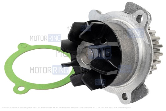 Водяной насос (помпа) ТЗА серии СТАНДАРТ для 8-клапанных ВАЗ 2108-21099, 2110-2112, 2113-2115, Калина, Калина 2, Гранта, Ока_1