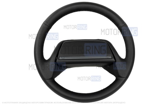 Руль обтянутый экокожей с перфорацией для ВАЗ 2108-21099, 2113-2115, 2110-2112