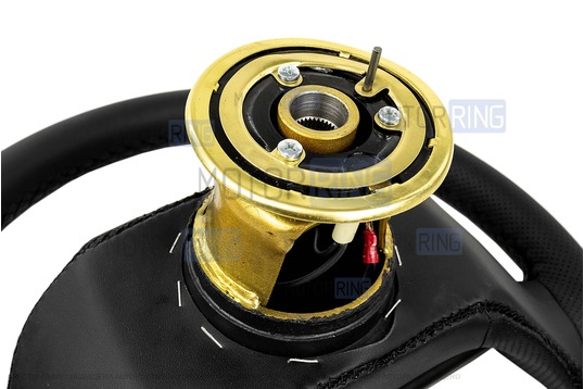 Руль обтянутый экокожей с перфорацией для ВАЗ 2108-21099, 2113-2115, 2110-2112