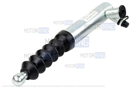 Рабочий цилиндр с вилкой привода сцепления и модернизированным пластиковым кронштейном для Лада 4х4 2009-2015 г.в., Нива Тревел, Шевроле Нива