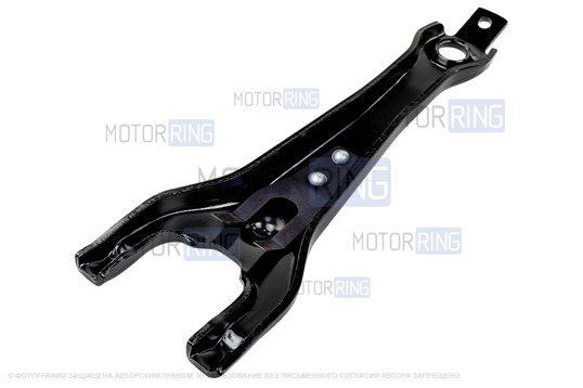 Рабочий цилиндр с вилкой привода сцепления и модернизированным пластиковым кронштейном для Лада 4х4 2009-2015 г.в., Нива Тревел, Шевроле Нива