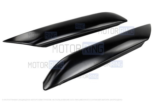 Реснички на фары прямые для Лада Гранта