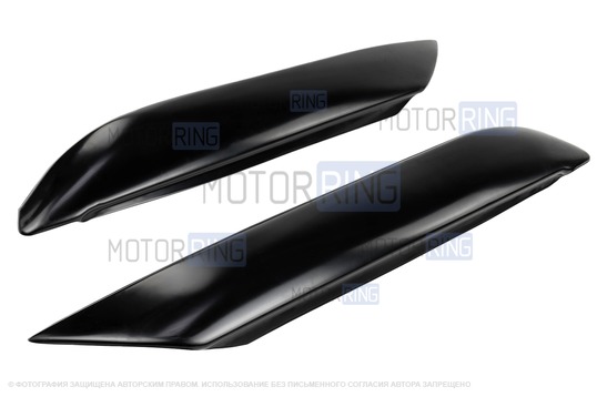 Реснички на фары прямые для Лада Гранта