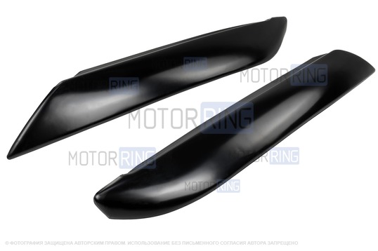 Реснички на фары прямые для Лада Гранта