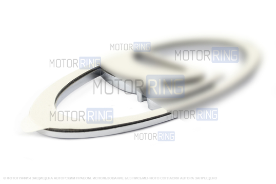 Шильдик хром Ладья старого образца с активатором адгезии на решетку радиатора для Лада Приора и на решетку и крышку багажника для Гранта, Калина 2