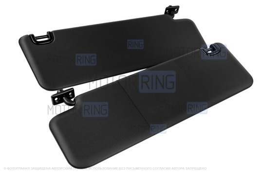 Козырьки солнцезащитные черные без зеркала для Лада 4х4 с 2020 г. в., Нива Легенд _1