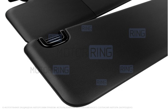 Козырьки солнцезащитные черные без зеркала для Лада 4х4 с 2020 г. в., Нива Легенд 