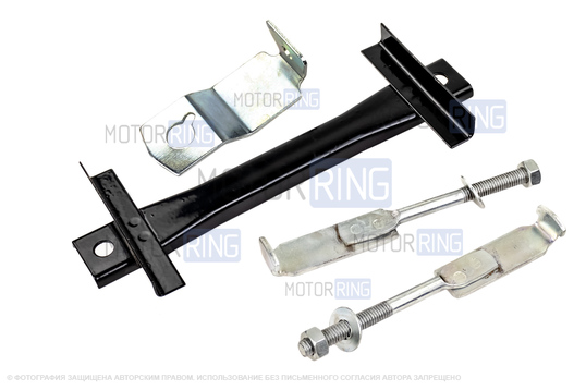 Крепление аккумулятора с термочехлом и резиновым ковриком для ВАЗ 2110-2112