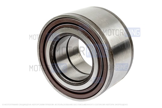 Подшипник передней ступицы ВПЗ радиально-упорный шариковый двухрядный для Лада Калина, Калина 2, Гранта, Гранта FL, Приора, Датсун