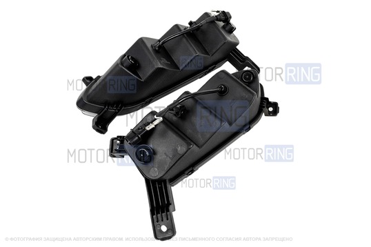 Диодные ПТФ Sal-Man 60W 7800lux 6000К 6 линз для Hyundai Solaris 2 2017-2020 г.в.