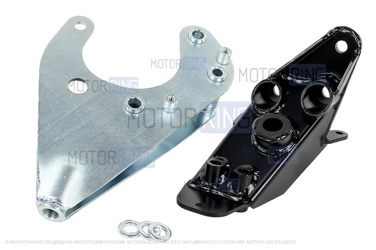 Комплект усиленных кронштейнов силового агрегата тросиковой КПП AutoProduct Drive для Лада Гранта, Гранта FL, Калина, Калина 2, Датсун_1