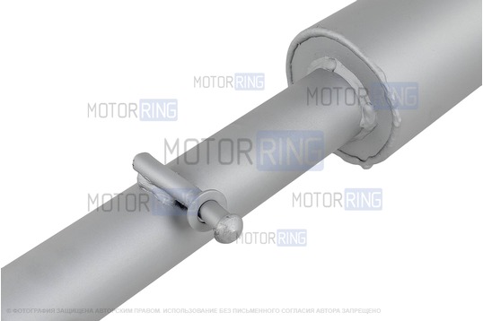 Резонатор DK Pro с гофрой на треугольном фланце (под паук) для Лада Веста