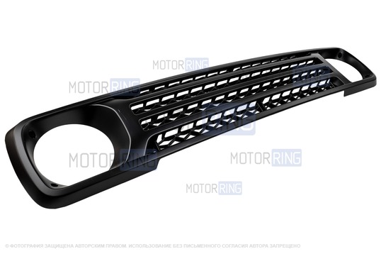 Решетка радиатора Урбан Делюкс с кронштейнами (без места под шильдик) для Лада 4х4 (Нива)