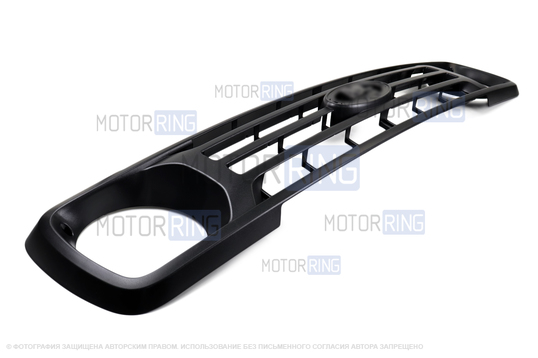 Решетка радиатора в стиле Урбан с кронштейнами и местом под шильдик для Лада 4х4 (Нива)