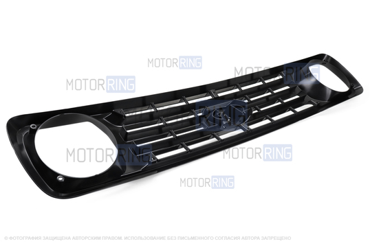 Решетка радиатора в стиле Урбан с кронштейнами и местом под шильдик для Лада 4х4 (Нива)