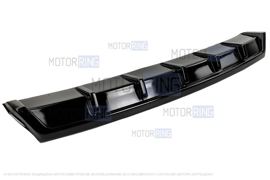 Диффузор заднего бампера для Лада Приора 2 седан_1