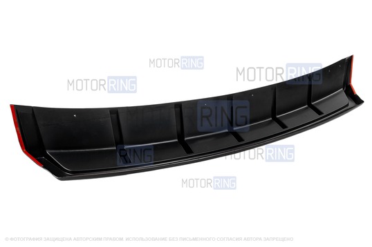 Диффузор заднего бампера для Лада Приора 2 седан