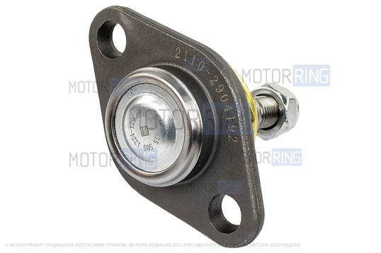 Палец шаровой HOFER 2110 с чехлом и крепежом для ВАЗ 2108-21099, 2110-2112, 2113-2115, Лада Приора, Калина, Калина 2, Гранта, Гранта FL, Ока, Датсун