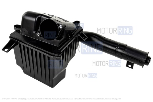 Корпус воздушного фильтра в полусборе (5 частей) с фильтром нулевого сопротивления для Лада Калина 1,6л