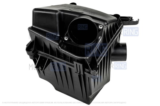 Корпус воздушного фильтра в полусборе (3 части) с фильтром нулевого сопротивления для Лада Калина, Калина 2, Гранта с МКПП