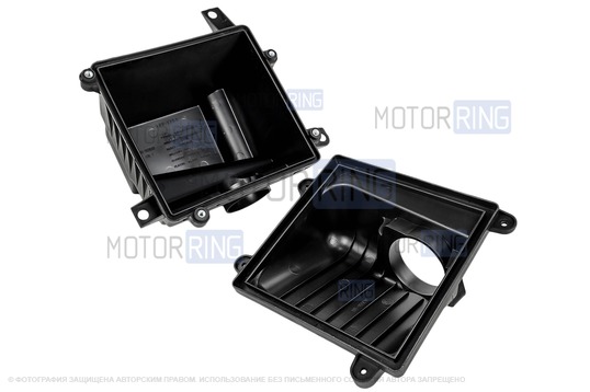 Корпус воздушного фильтра в полусборе (2 части) с фильтром нулевого сопротивления и масляной пропиткой для Лада Калина 1,6л