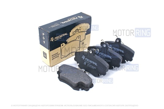 Дисковые тормозные колодки Federal Reserve для 8 кл Лада Ларгус, Рено Логан, Сандеро с двигателем K7M_1