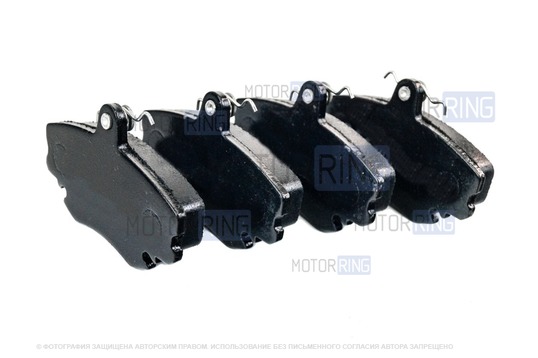 Тормозные колодки передние Allied Nippon для 8-клапанных Лада Ларгус, Рено Логан, Сандеро с двигателем K7M_1