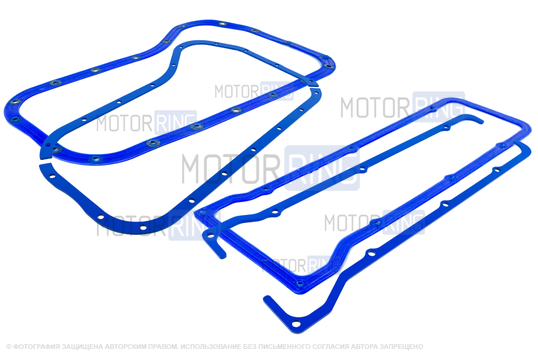 Прижимные пластины клапанной крышки и поддона картера MR с силиконовыми прокладками для ВАЗ 2101-2107, Лада 4х4, Нива Легенд, Нива Тревел, Шевроле Нива_1