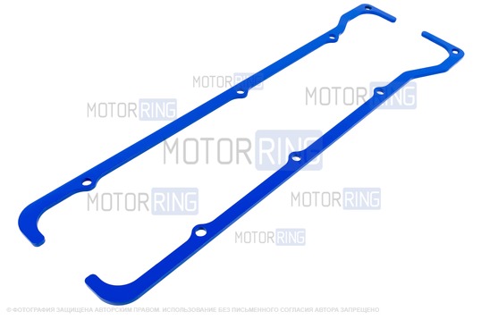 Прижимные пластины клапанной крышки и поддона картера MR с силиконовыми прокладками для ВАЗ 2101-2107, Лада 4х4, Нива Легенд, Нива Тревел, Шевроле Нива