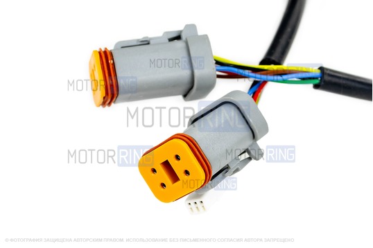Светодиодные фары 90W c подфарниками Sal-Man 11 полос для Лада 4х4, Нива Легенд