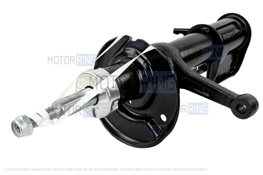 Газомасляная стойка передней подвески СААЗ левая для Лада Гранта, Гранта FL, Калина 2, Датсун_1