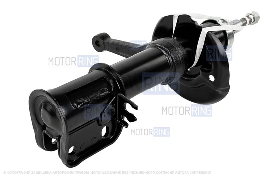 Газомасляная стойка передней подвески СААЗ левая для Лада Гранта, Гранта FL, Калина 2, Датсун