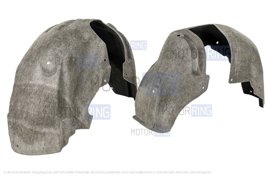 Локеры ворсовые задние для Лада Ларгус FL