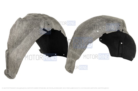 Локеры ворсовые задние для Лада Ларгус FL