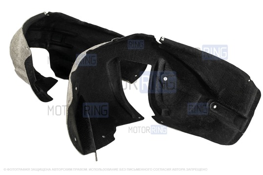 Локеры ворсовые задние для Лада Ларгус FL