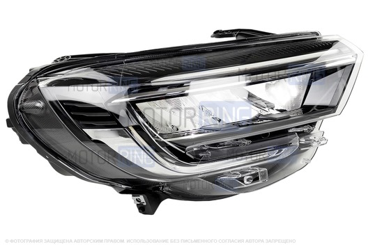 Передняя светодиодная правая фара АвтоСвет образца 2022 года (нового образца) для Лада Веста NG_1