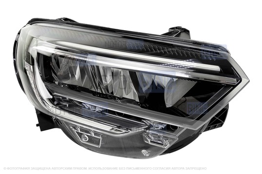 Передняя светодиодная правая фара АвтоСвет образца 2022 года (нового образца) для Лада Веста NG